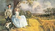 Thomas Gainsborough Mr and Mrs Andrews oil painting
